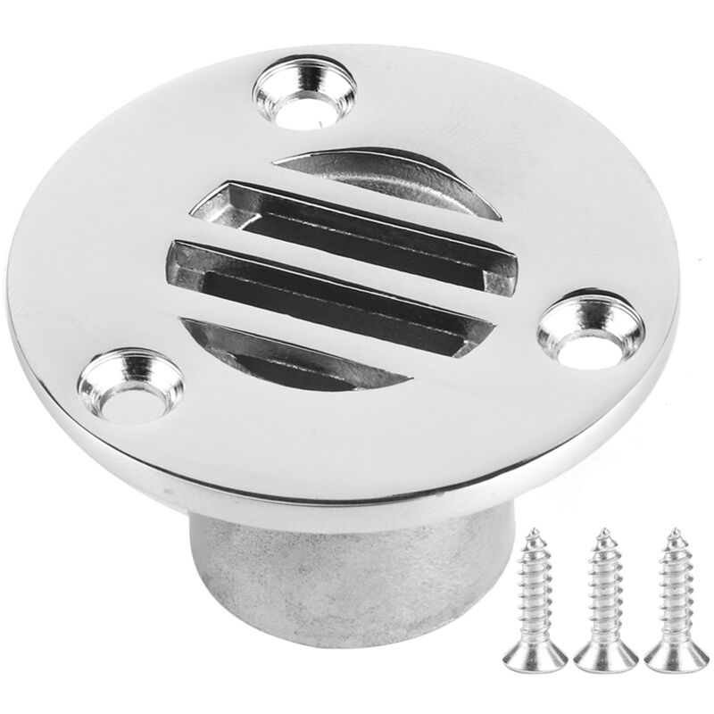 316 Edelstahl Marine Bootsbodenablauf Geeignet Für Yacht-kajak-deckentwässerung Oder Badezimmerablauf (22 Mm).