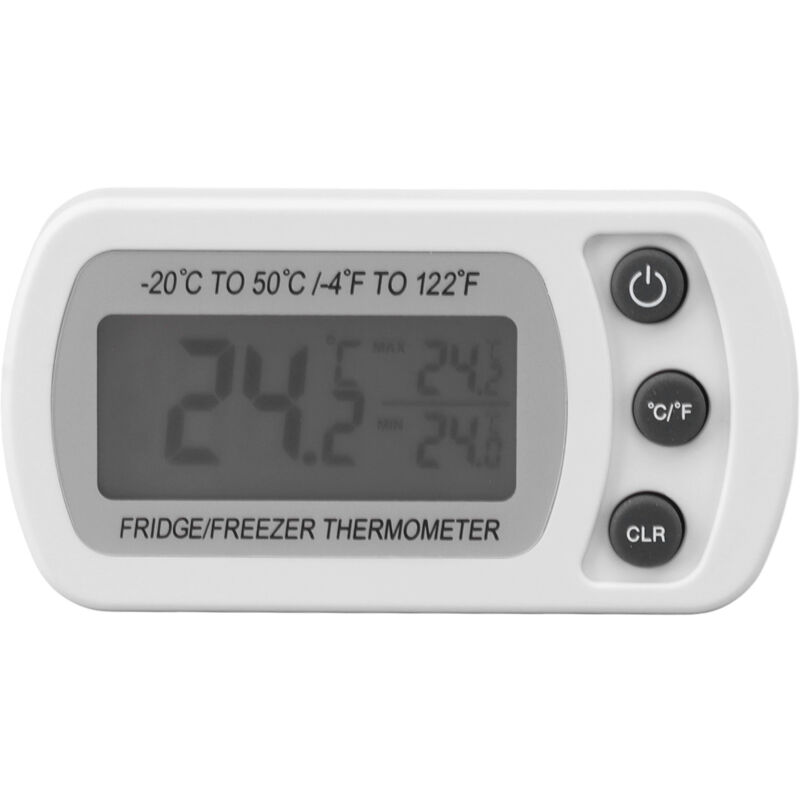 Stück Wasserdichte Digitale Thermometer Für Kühlschrank -20 50℃, Digitale Thermometer Für Gefrierschrank, Weiß