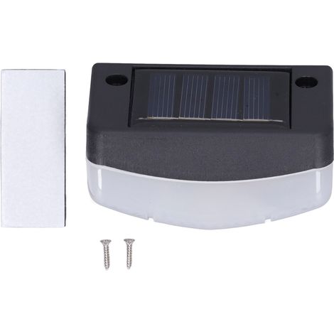 Solarbetriebene Led-treppenleuchte, Wasserdicht, Kabellos, Ip65, Für Gartenwege, Terrassen Und Landschaftsgestaltung, Weißes Licht