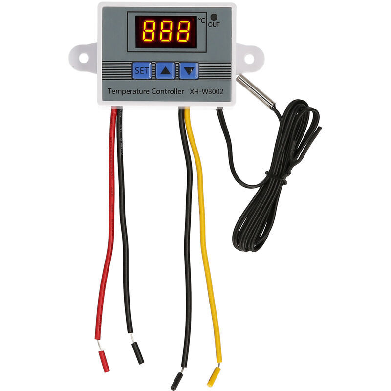 Thermostat Und Temperaturprogrammierer. Kleiner Digitaler Thermostat, Intelligenter Temperaturregler, Startverzögerung, Sicherheitsthermostat.