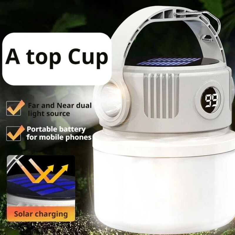 D3p7 Multifunktionale, Per Usb Aufladbare Led-solarleuchten Für Camping, Tragbare Anwendungen Und Outdoor-einsätze