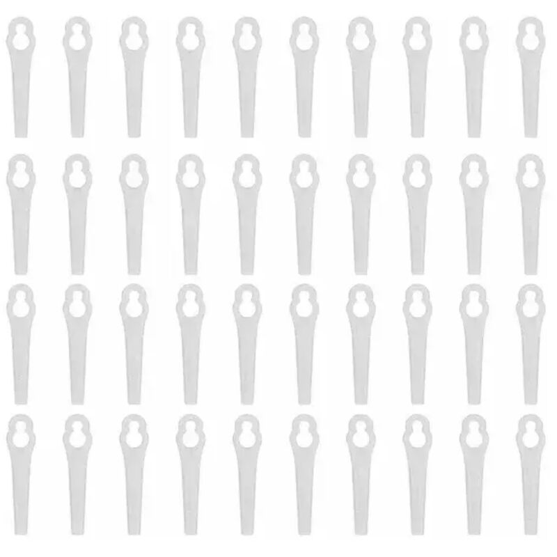Packung Mit 100 Ersatzklingen Für Weiße Kunststoffschneidemaschine