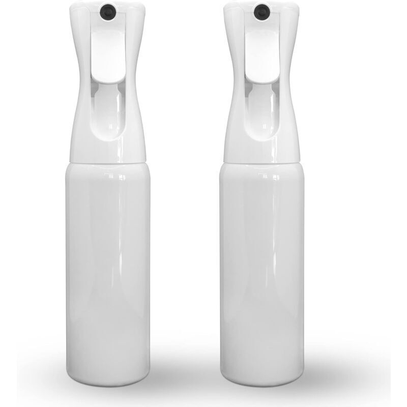 X 200 Ml Hochdruck-dauersprühflaschen, Feinnebelflaschen, Fächersprühflaschen, Komplett Weiß