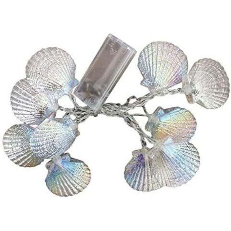 Lichterkette Mit Seestern-motiv, Led, 3000k Warmweiß, Led-lichterkette Aus Kunststoff - Fei Yu