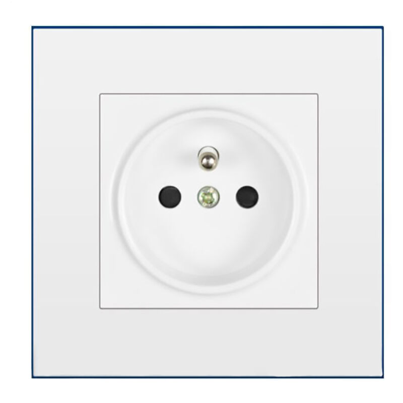 Europäischer Stecker 16a, Französischer Rundstecker, 2-loch, 2p+e, Weiß, Typ 86-fei Yu