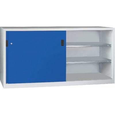 Schwerlastschiebetürenschrank 30330-200-400-735510 RAL7035/5010