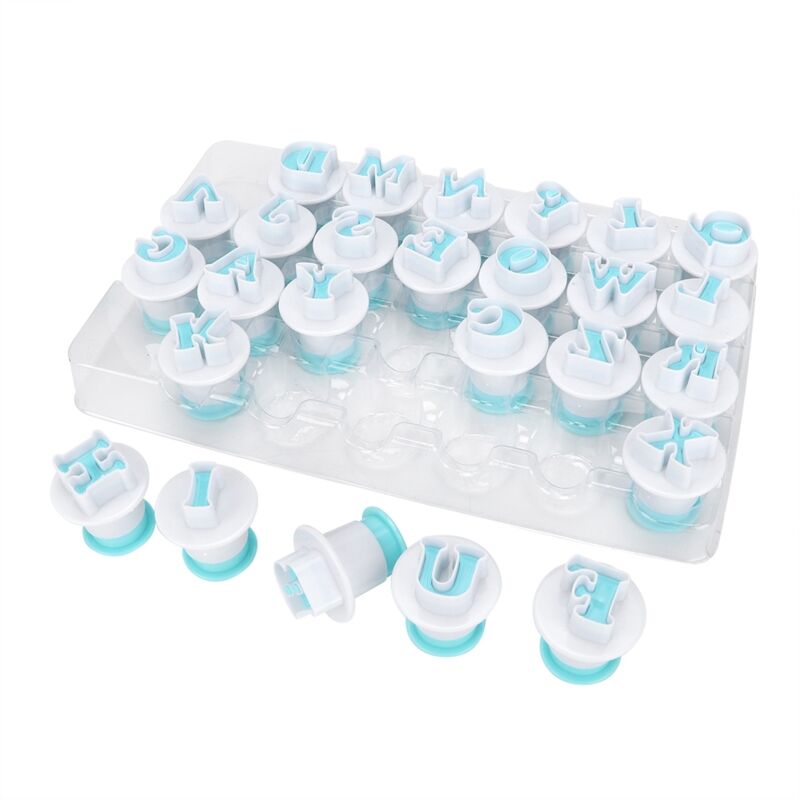 26-teiliges Set Mit Buchstaben-s-ausstechformen Zum Selbermachen, Hintergrundausstecher Zum Gestalten Von Dekorationen Für Kuchen Und Cupcakes Sowie „you Are“ (großbuchstabe)