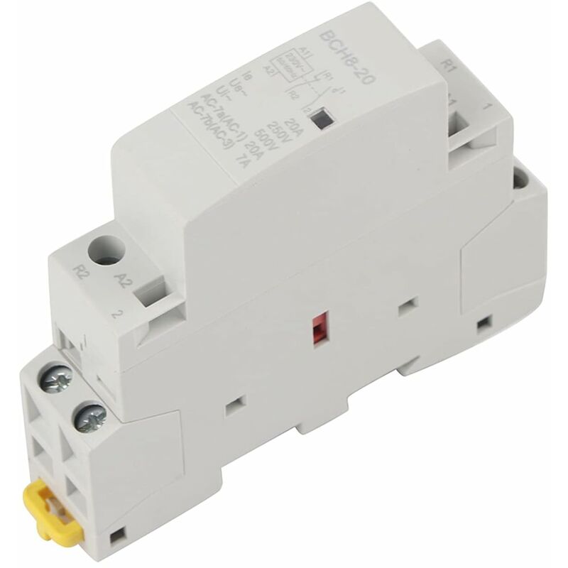 Crea Schienen-wechselstromschütz, Din 20a 2-polig 1ö 1ö 50/60hz Spulenschütz 220v (220v/230v)