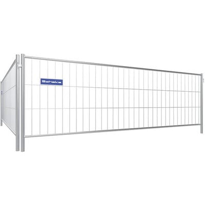 Bauzaun mobil, 1,20 x 2,20m verzinkt