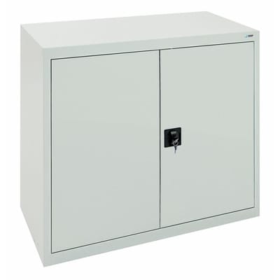 Flügeltürschrank 2 Böden900x1000x500grau