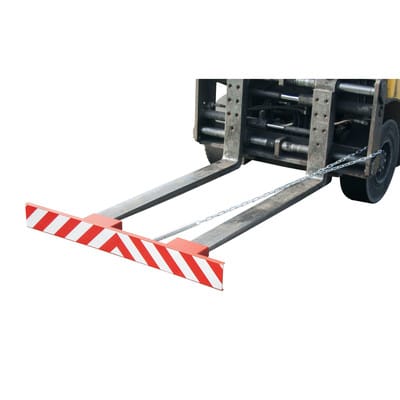 Gabelzinkenschild GZS lackiert, Feuerrot