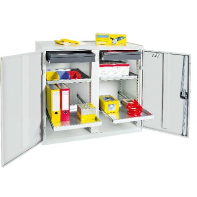 Werkzeugschrank 2 SL 4FB1000x1000x500g/b