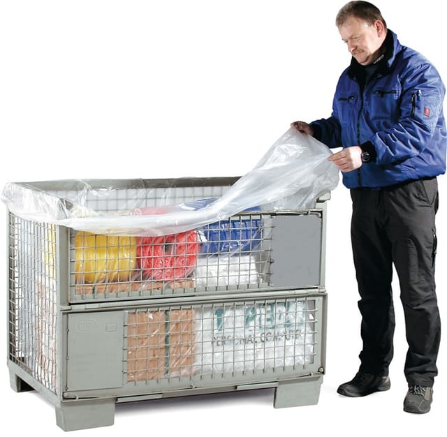 HDPE-Seitenfaltensack 1300+950x1850mm, 25µm