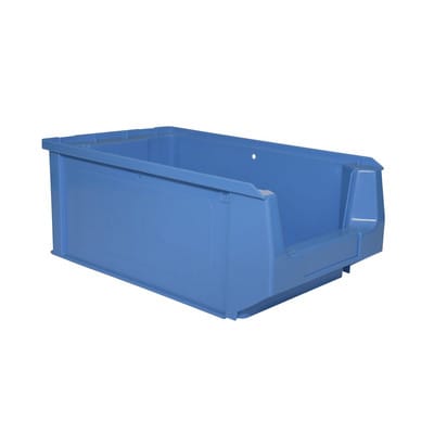 Sichtlagerkasten blau 350x210x140,VE14