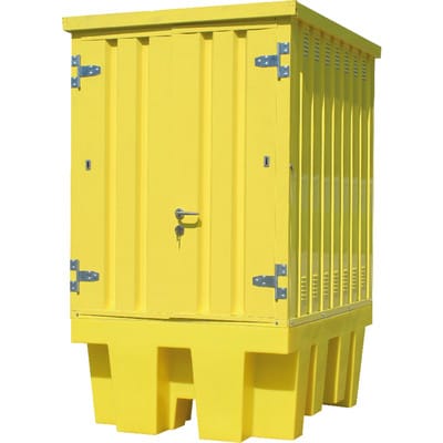 Gefahrstoffdepot für 2 IBC oder 8x 205 Liter Faß