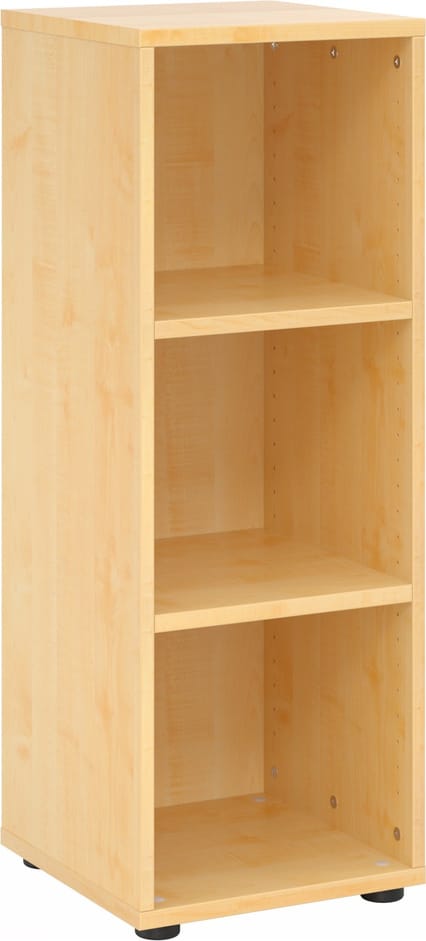 Regal 3 Ordnerhöhen 400 x 400 x 1100mm Ahorn