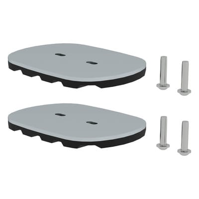 nivello®-Fußplatte für Gitterroste 126 x 89mm