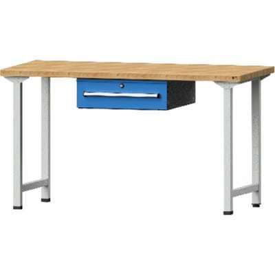 Kombi-Werkbank grau/blau 1500x700x40mm 403.032