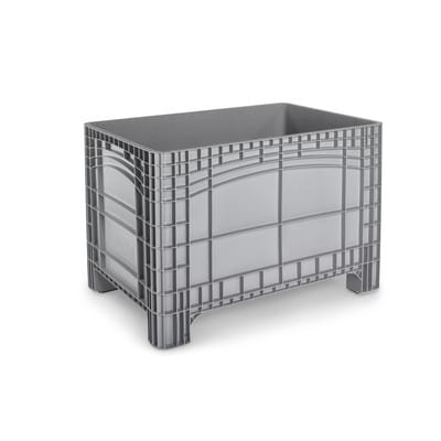 Großbehälter PE stationär grau 1200 x 800 x 800mm