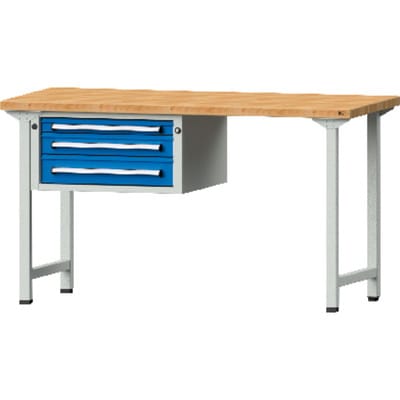 Kombi-Werkbank grau/blau 2000x700x40mm 999.023.0853