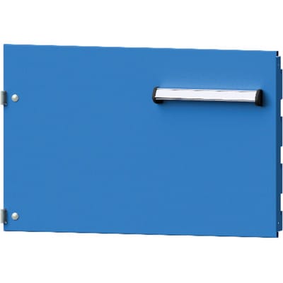 Tür links RAL 7035/5012 340mm FH