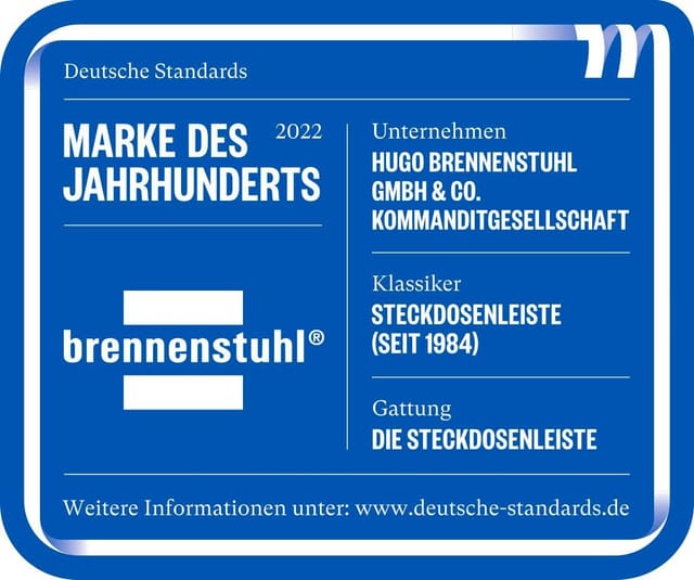 Alu-Line 19.500 A Überspannungsschutz-Steckdosenleiste 19" 8-fach 2m H05VV-F3G1,5
