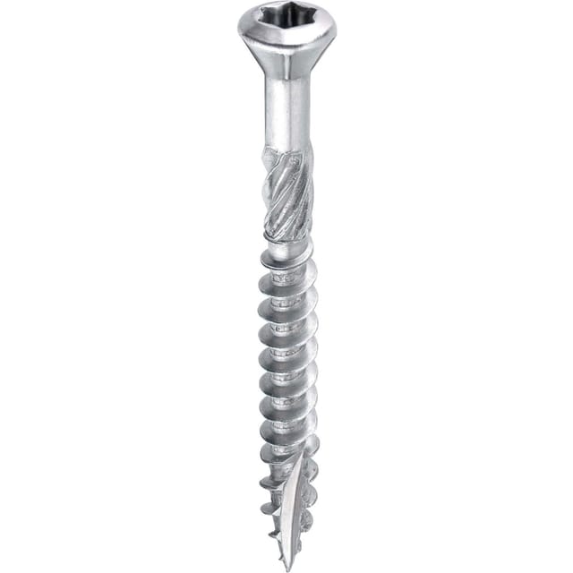 Terrassenschraube, Linsenkopf, HECO-Drive, UKG, ø5,0 x 80mm, 200 Stück