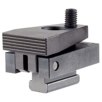 Niederzugspanner, ohne Hebel/mit ebener Spannbacke | Nutennennmaß=18 mm / d1=M16 | 23210.0541