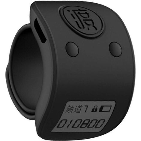 Mini-lcd-digital-fingerringzähler, 6-stellig, Wiederaufladbar, Mit Klickerfunktion