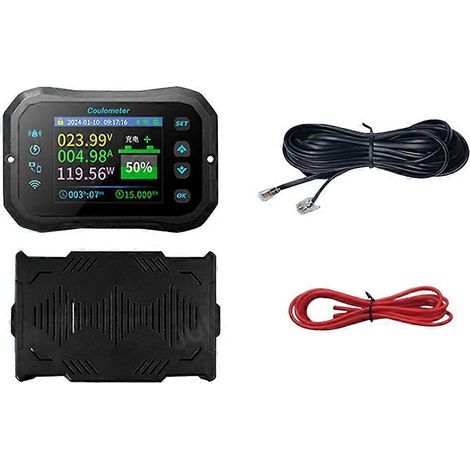 Automatischer Wlan-coulomb-zähler – Leistungs- Und Amperemeter Für Lithium- Und Blei-säure-batterien, Wohnmobil-batteriekapazitätsanzeige Und -überwachung Km160f