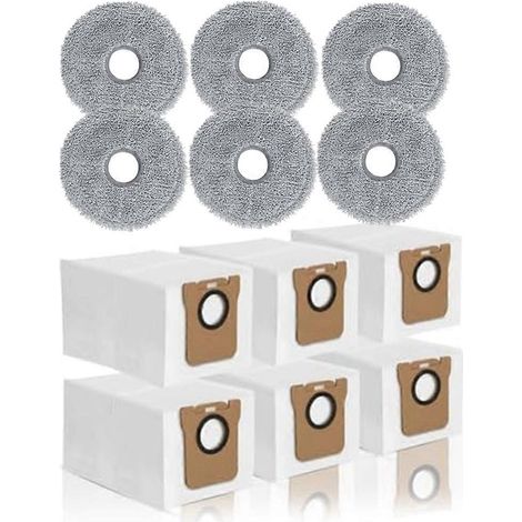 Staubbeutel, Wischmopptücher Für Dreame L10s Ultra, L10 Prime, L20 Ultra Staubsaugerbeutel, Wischmopppads