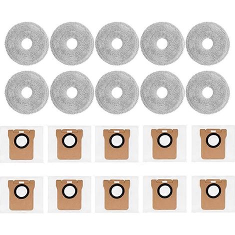 Staubbeutel Für Xiaomi Saugroboter (x20 Max/d109gl/x20pro) Mit Xiaomi Mijia M30 M30s M40 Wischtuch