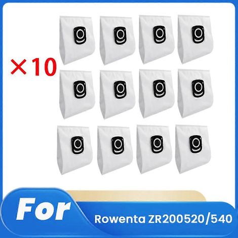 12 Staubbeutel Für Rowenta Zr200520/540/740 Kehr- Und Saugroboter (zubehör, Ersatzteil)