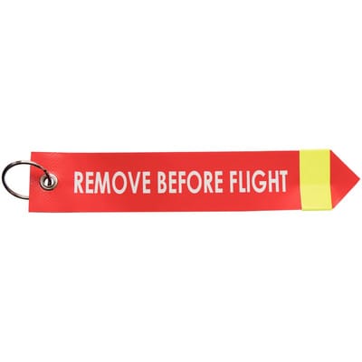Warnfahnen, mit Schriftzug "Remove Before Flight", mit Reflektor | 4217.B001