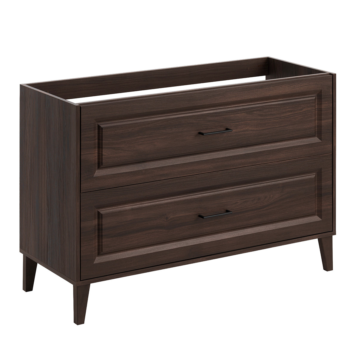 Waschtischunterschrank 120 Cm Moka Dunkles Holz
