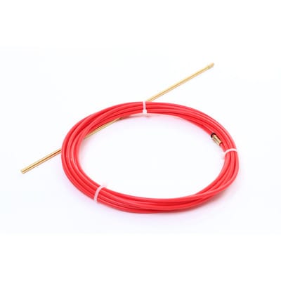 PTFE-Seele 4m rot für Alu-, Edelstahl und Miglötdraht ø1,0 -1,2mm, SB