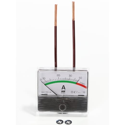 Amperemeter 0-50 A 70 x 60mm für EUROSTART 550 & 650/STARTMASTER 500 & START 200