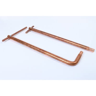 CU-Elektrodenarme inkl. ø12mm Elektroden, L=500mm H=220mm für 7900 - 7902 - 7911