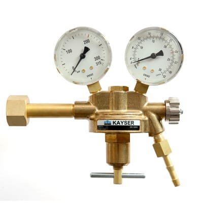 Druckregler Argon/CO₂ mit 2 Manometer, Ø63mm, orig. KAYSER - SB