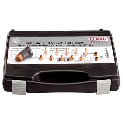 Zubehör- und Verschleißteileset für Plasma-Brenner CP40 MAR (5-30 Amp.)