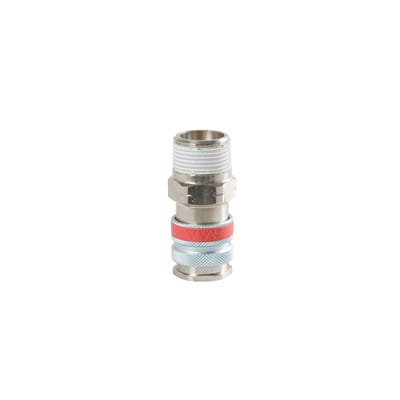 Stahlkupplung DN 10, AG 1/4", kompatibel zu Serie 27/1700