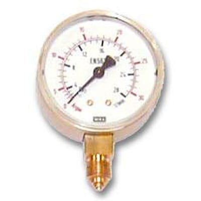 Arbeitsdruckmanometer (Argon-CO₂) für Druckregler zu Stahlflasche ø63mm