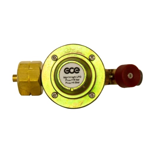 Klein-Druckregler PROPAN mit integrierter Rückschlagsicherung 14kg/h G3/8"LH