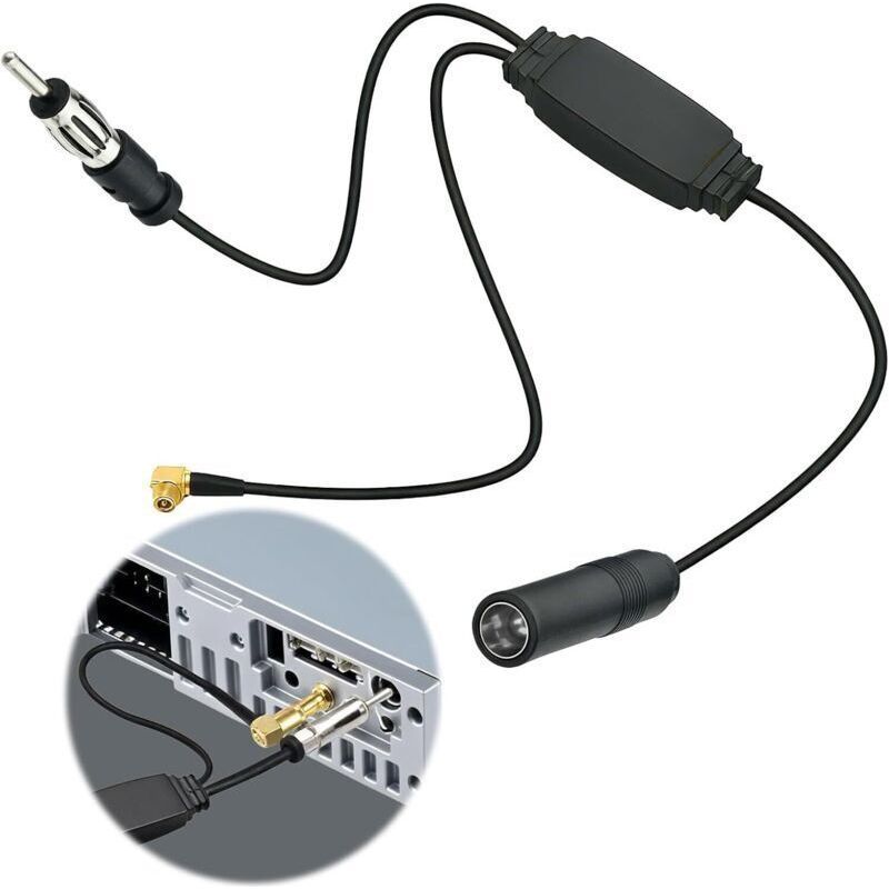 Dab-adapter Für Autoradios – Fm/vhf-zu-dab/dab+-umwandlung – Plug-and-play-installation – Phantomspeisungskompatibel