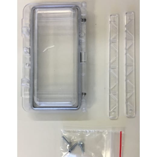 Klappdeckel IP 54 - 6 Einheiten, transparent