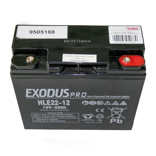 Akku 12V / 22Ah EXODUS für START TRUCK 5000/2500 ...