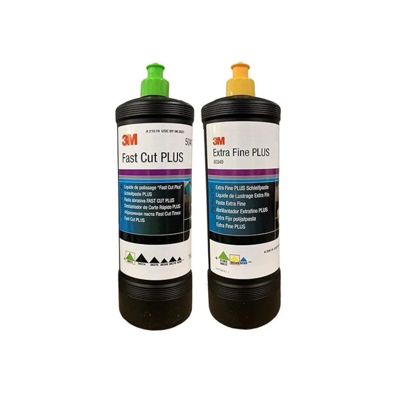 Kit 3m Perfect-it Fast Cut Plus Extreme + Extra Fine Plus - Correzione E Finitura