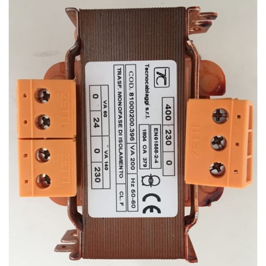 Transformator 400 V auf 230/24 V (TC1) für PLS 500-750
