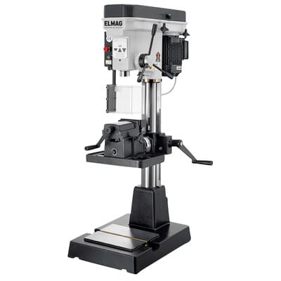 PREMIUM Highspeed-Tischbohrmaschine V22E PGM, schwenkbarer Schraubstocktisch