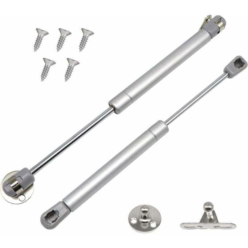 Satz Mit 2 Gasfedern, Gasdämpfer Für Möbel 60n/6 Kg, Soft-close-scharniere, Hydraulikzylinder Für Küchenmöbel (2, 60n)